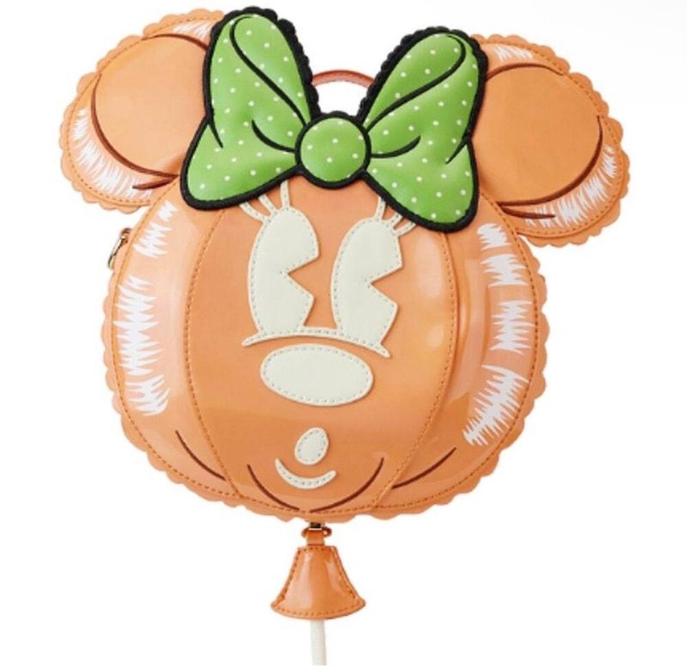 Loungefly Stitch Shoppe Minnie Mouse Pumpkin Balloon Crossbody Bag NWT!